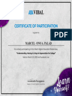 Certificate From Vibal