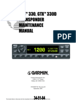 GTX 330 Transponder Manual Mantenimiento