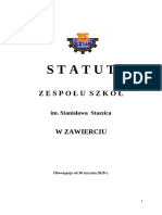 Statut Zespolu Szkol 1