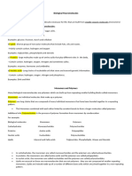 Biological Macromolecules