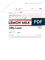 Lemon Milk - Search - Dafont