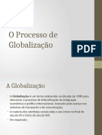 O Processo de Globalização