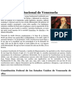 Historia Constitucional de Venezuela - Wikipedia, La Enciclopedia Libre