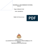 Report Overview of Flexible Ac Transmission Systems