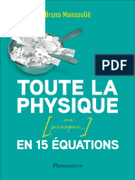 Toute La Physique Ou Presque en 15 Equations Bruno Mansoulie Z Library