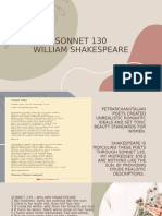 Sonnet 130 Powerpoint