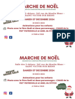 MARCHE DE NOËL Flyers Ecoles