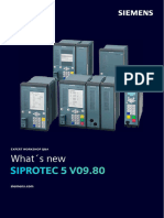 What S New - SIPROTEC 5 V09.80