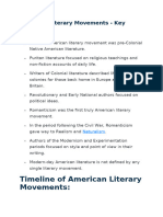 American Literary Movements