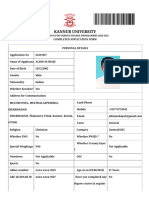 Kannur University Admissions-2024