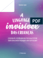 Livro A Linguagem Invisivel Das Criancas Olivia Tani