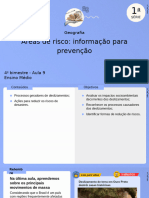 Áreas de Risco: Informação para Prevenção: Geografia