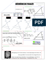 Théorème de Thalès