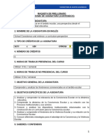 Programa de Curso Convivencia y Violencia en El Mbito Escolar Desde El Curr Culum y La Comunidad Educativa