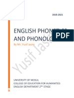 فتح English Phonetics and Phonology by Yusif Jasim-1