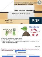 MBB602: Plant Genome Engineering: BT Cotton: Pasts & Future