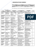 Rubric Star Observation