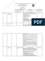 Weekly Home Learning Plan