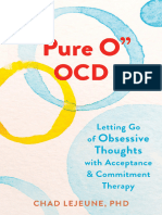 Quotpure Oquot Ocd Letting Go of Obsessive Thoughts With Acceptance and Commitment Therapy 9781648480423 164848042x