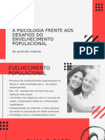 A Psicologia Frente Aos Desafios Do Envelhecimento Populacional