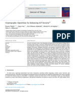 Cryptography Algorithms For Enhancing Io T