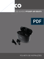 Manual Fone de Ouvido PFI200P Air Beats