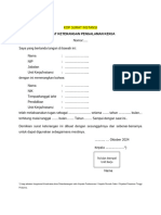 Format Surat Keterangan Pengalaman Kerja Dan Surat Aktif Bekerja1