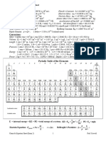 Chem 6A - F20 Exam 2 Equation Sheet