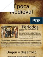 Epoca Medieval Literatura