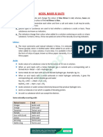 Acid Base and Salt