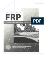 AASHTO FRP Pedestrian Bridge Manual First Edition 2008