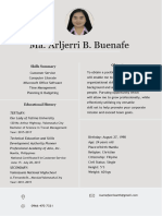 Ma. Arljerri Buenafe - Resume