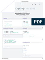 Bash Script Cheat Sheets