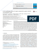 In Vitro Antifungal Efficacy of Copper