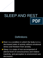 Sleep and Rest