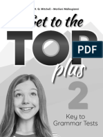 GET TO THE TOP PLUS - 2 - Key To Grammar Tests