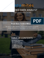 Datamites Certified Data Analyst Brochure