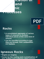 Classification of Rock and Exogenic Processes