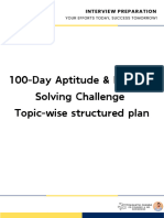 100 Days Aptitude Plan