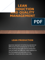 Lean Production and Quality Management Presentation