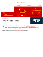 Year of The Snake: Chinese Zodiac, Personality, Horoscope (2024)