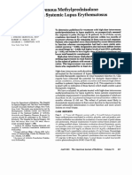 High-Dose Intravenous Methylprednisolone Pulse Therapy in Systemic Lupus Erythematosus