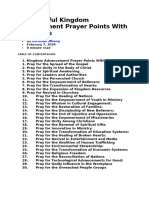 30 Powerful Kingdom Advancement Prayer Points With Scriptures