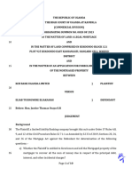 KCB Bank Uganda Limited V Tusingwire (Originating Summons 28 of 2023) 2024 UGCommC 158 (12 April 2024)