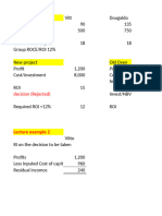 Chapter 11 Divisional Performance and Transfer Pricing Worksheet