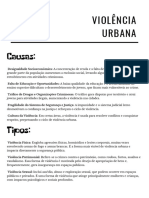 Causas:: Violência Urbana