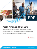 Major, Minor, and I/O Faults: Programming Manual