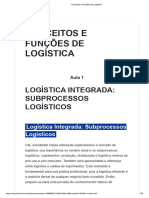 Conceitos e Funções de Logística