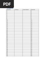 Participant List Blank