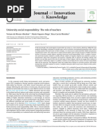 2024 - University Social Responsibility - The Role of Teachers